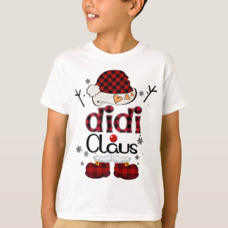 Camiseta Didi Claus Red Xadrez - Avó Gift