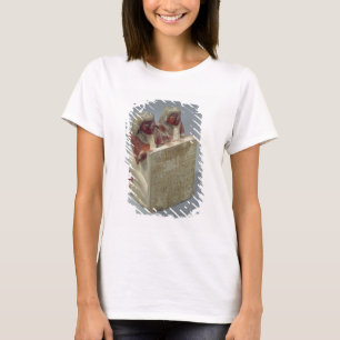 Camiseta Didi e Pendua que oferecem um hino ao deus de sol