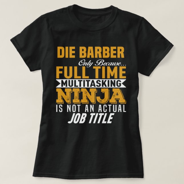 Camiseta Die Barber (Frente do Design)
