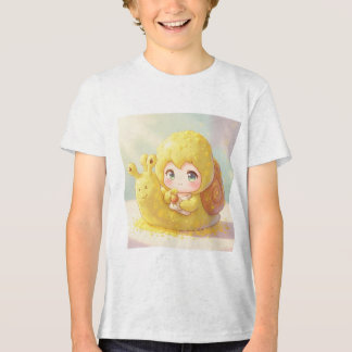 Camiseta Die Schnecke und der Zauber der Blütenkronen.1
