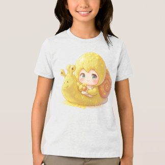 Camiseta Die Schnecke und der Zauber der Blütenkronen.1