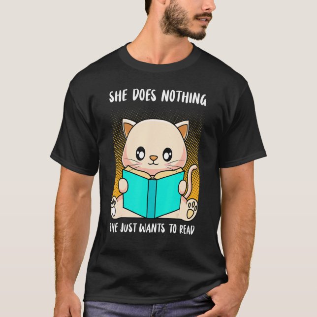 Camiseta Die Tut Nix Die Nur Lesen Books Proprietários De G (Frente)