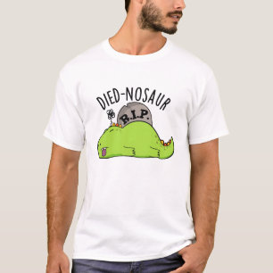 Camiseta Died-nosauro Piadas engraçadas de dinossauro