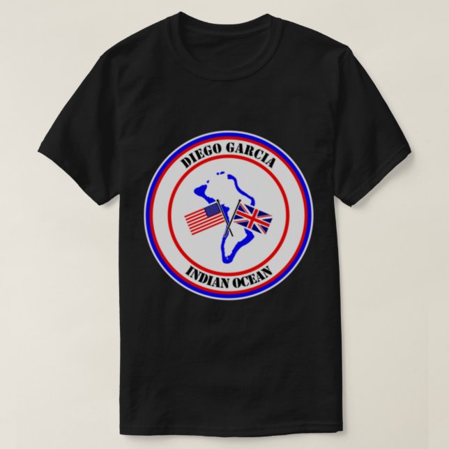 Camiseta Diego Garcia Oceano Índico (Frente do Design)
