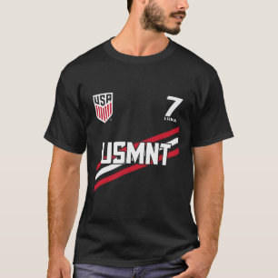 Camiseta Diego Luna 7 Navy Usmnt Licença Oficial