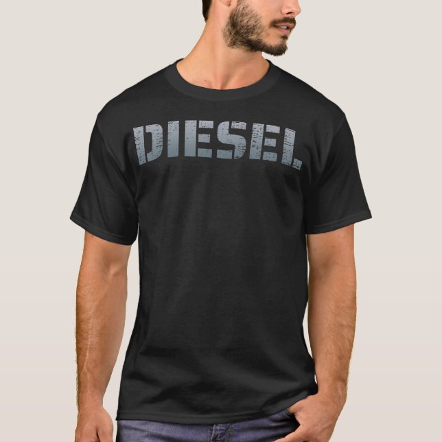 Camiseta Diesel Diesel Truck Proprietário de um Diesel Mecâ (Frente)