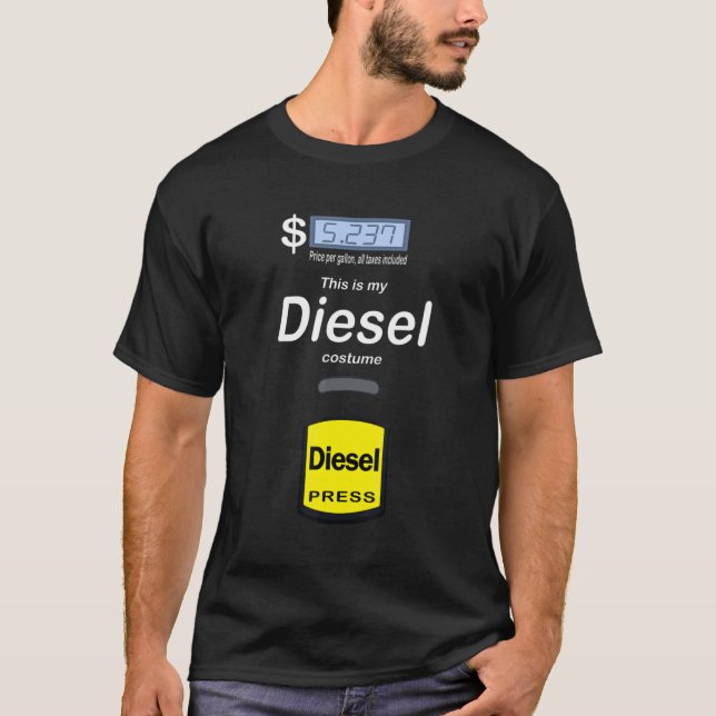 Camiseta Diesel Figurino Gás Bomba Diesel (Frente)