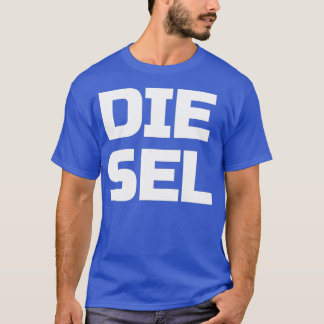 Camiseta Diesel Grandes Dieséis De Texto Caminhões Rolagem 