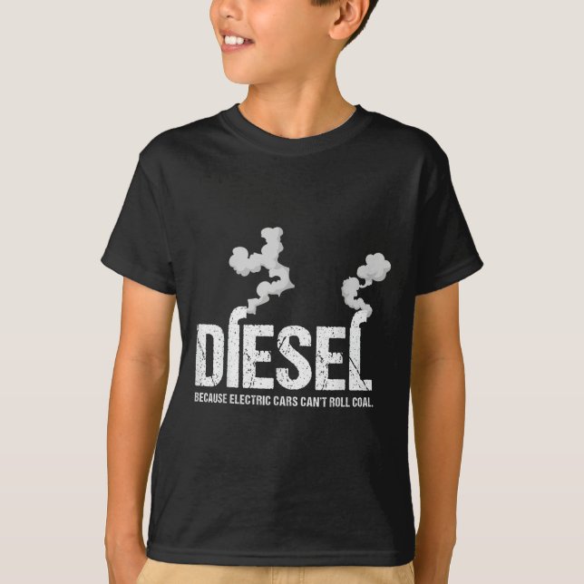Camiseta Diesel porque a Eletricidade não pode rolar o cami (Frente)
