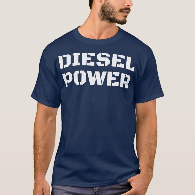 Camiseta Diesel Power Big Text Turbo Diesels Trucks (Frente)