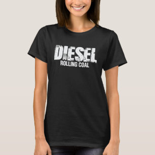 Camiseta Diesel Rolling Coal - Mecânico Diesel Engraçado