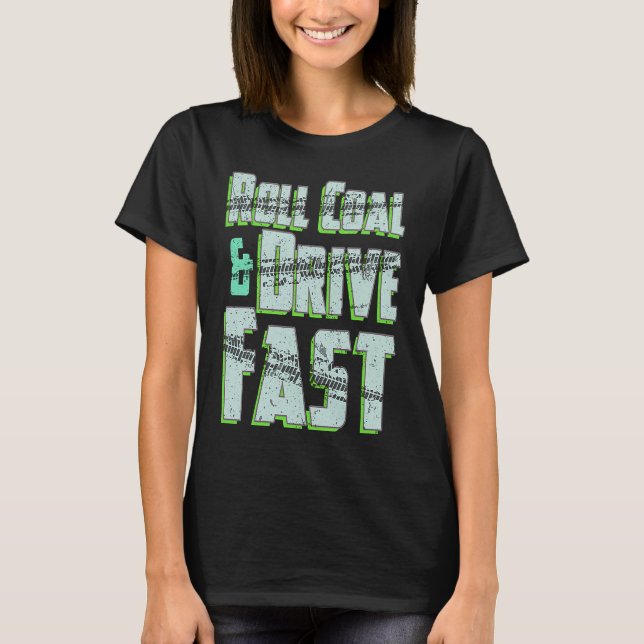 Camiseta Diesel Vida de Mecânico Diesel Roll Coal (Frente)