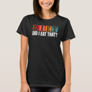 Camiseta Diet Comi Aquele Entusiasta De Chef Mestre De Gril