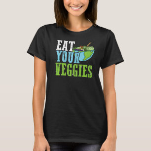 Camiseta Dieta à base de plantas come mais vegetais vegetar