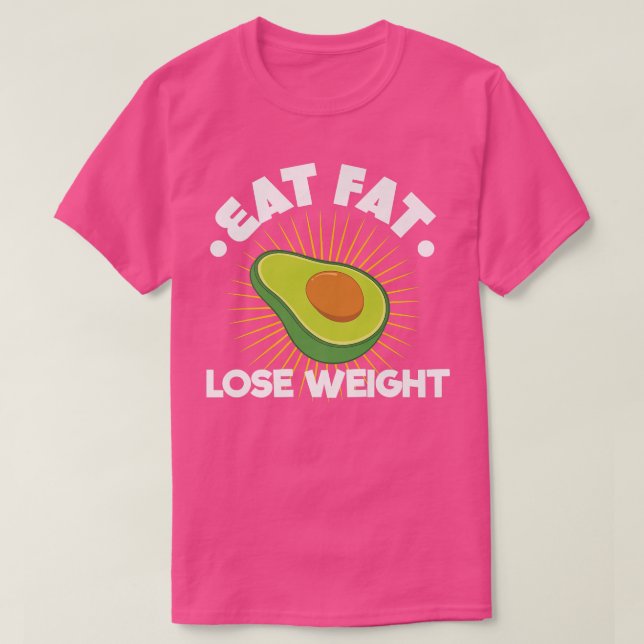 Camiseta Dieta Avocado E Keto (Frente do Design)