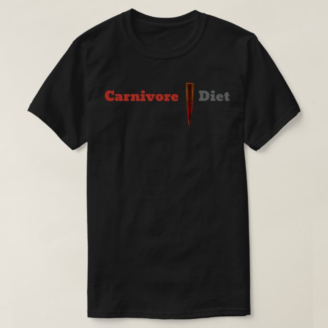 Camiseta Dieta Carnívoro 1 (Frente do Design)