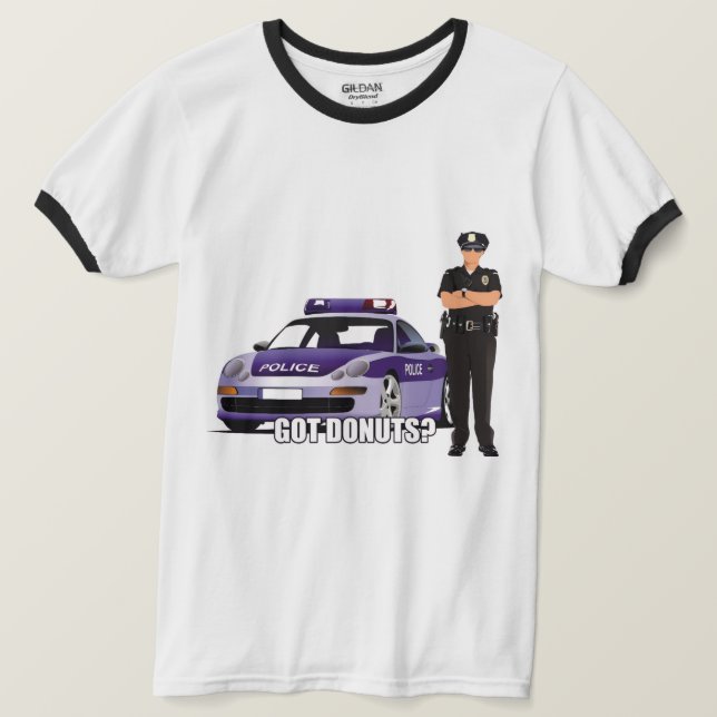 Camiseta Dieta de policial (Frente do Design)