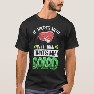 Camiseta Dieta de Salada Vegana e Vegetariana Kale Carne
