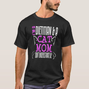 Camiseta Dieta Nutricionista Mãe de Gato Dona