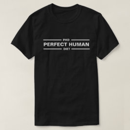 Camiseta Dieta Perfeita de Dieta Humana Dieta Carnívora de 