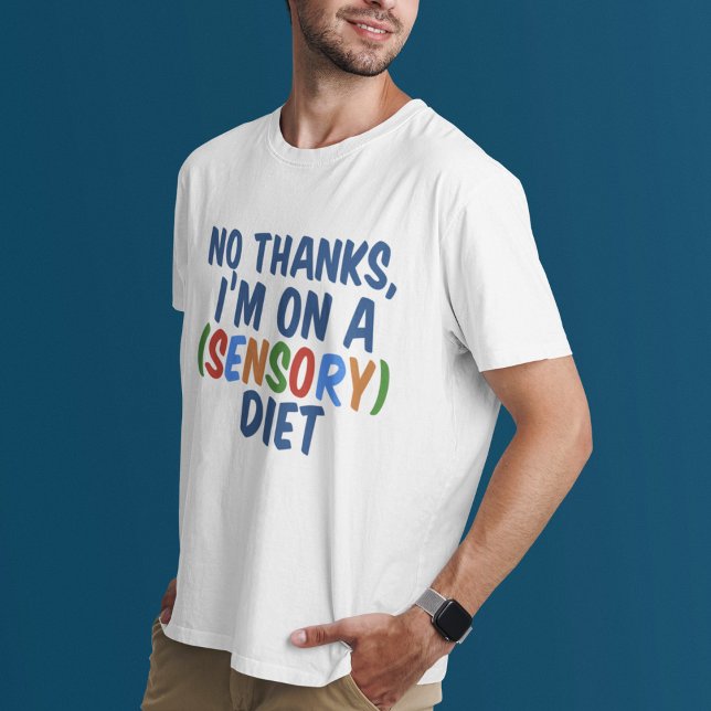 Camiseta Dieta sensorial (Criador carregado)