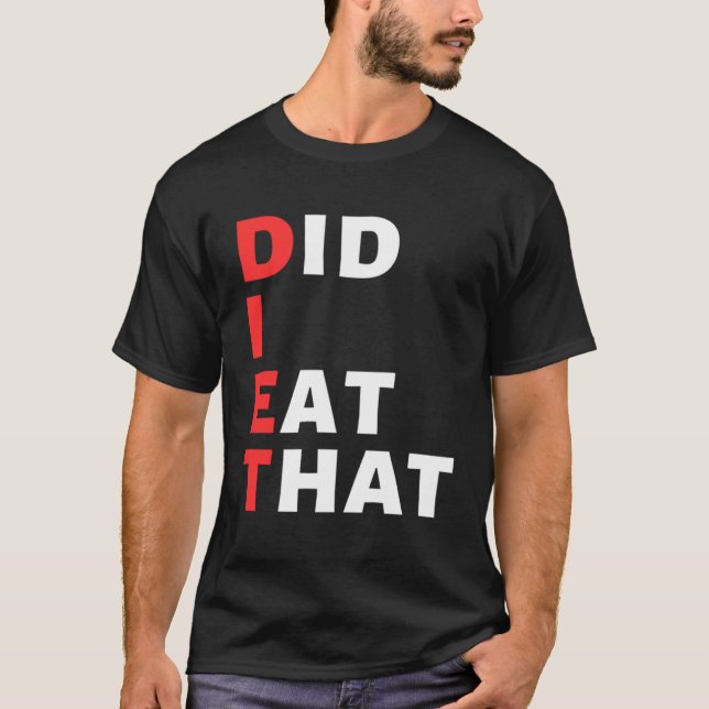 Camiseta Dieta Vegana Eu Comi Aquilo (Frente)