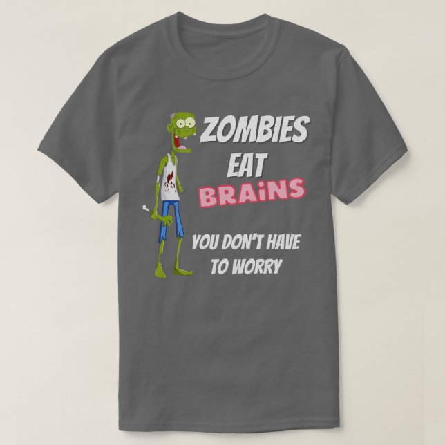 Camiseta Dieta Zombie (Frente do Design)