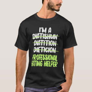 Camiseta Dietética Dietética Comida Nutricionista Rdn Dieti