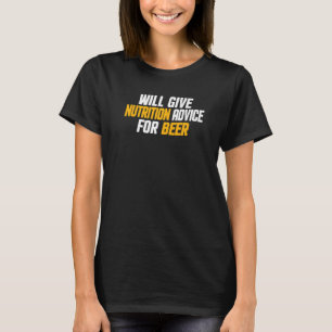 Camiseta Dieticiano Dará Aconselhamento Nutricional Para Ce