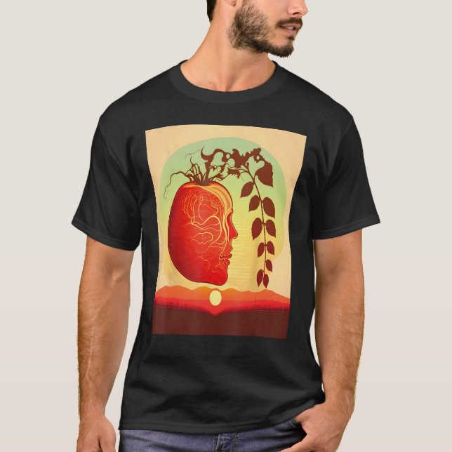 Camiseta Dieticiano de Fruta de tomate nutricional e (Frente)