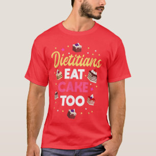 Camiseta Dieticianos Comem Bolo Para Adorar Pão De Pão