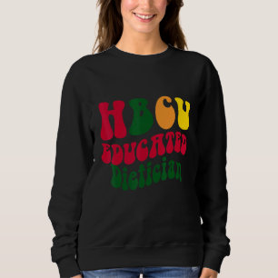 Camiseta Dietista Formado pela HBCU Roupas de Ex-aluno de F