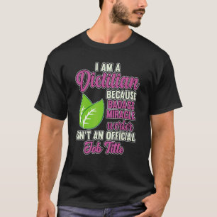 Camiseta Dietista Milagre Trabalhador Nutricionista Gra