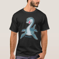 Dif Gráfico dos Dinossauros do Kawaii Plesiosaurus
