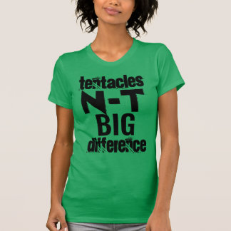 Camiseta Diferença grande dos tentáculos… N T…