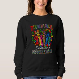 Camiseta Diferenças de Embrasão de Esquadrão de 7 Nível Aut