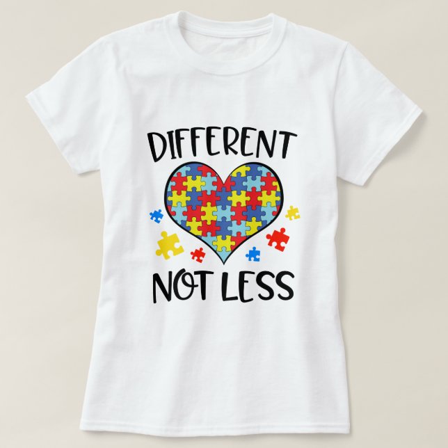 Camiseta Diferente não menos citações da consciência do (Frente do Design)