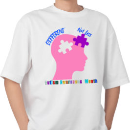 Camiseta Diferente não Menos - Consciência do Autismo