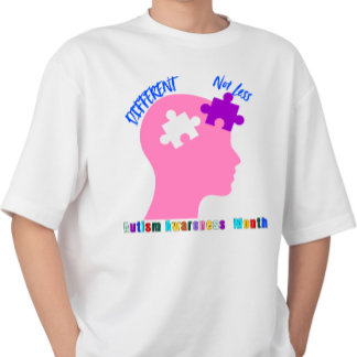 Camiseta Diferente não Menos - Consciência do Autismo