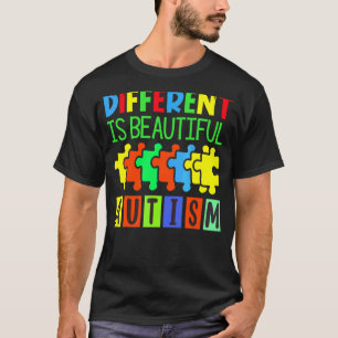 Camiseta Diferente Se Autismo Lindo Apoio Mãe Autista