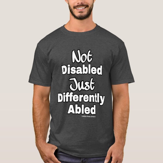 Camiseta Diferentemente Capacitada (Frente)