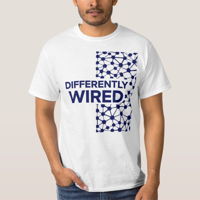 Camiseta Diferentemente Conectado – Mês de Conscientização  (Frente)