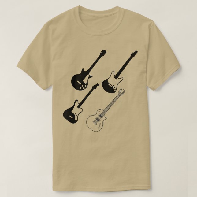 Camiseta Diferentes Notas Musicais De Instrumentos Musicais (Frente do Design)