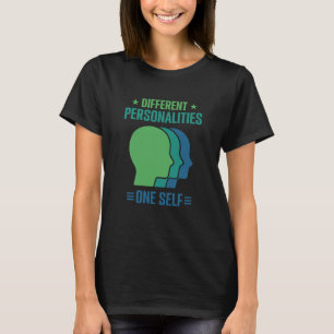 Camiseta Diferentes Personalidades Um Mesmo MPD Conscientiz