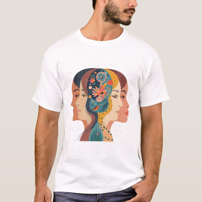 Camiseta Diferentes Versões de Mim (Frente)