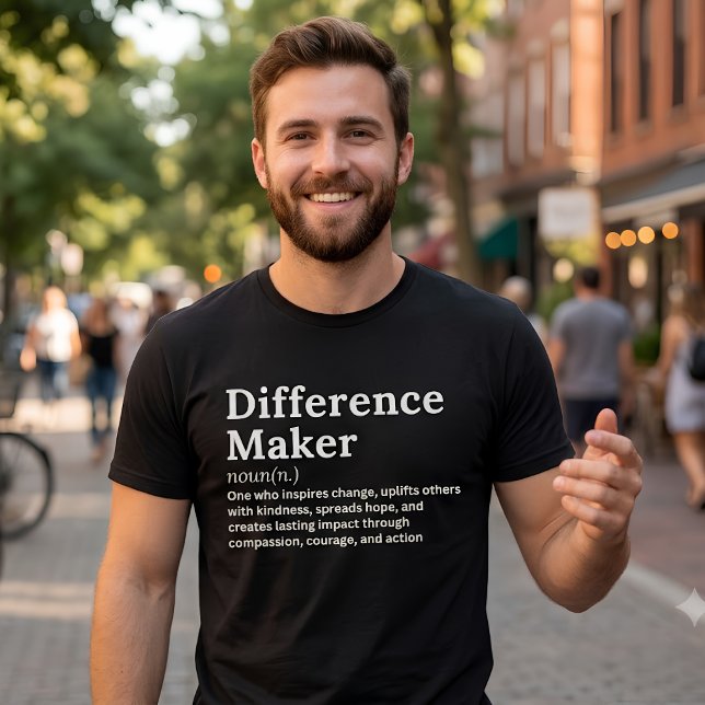 Camiseta Difference Maker Presente para Professor  (Criador carregado)
