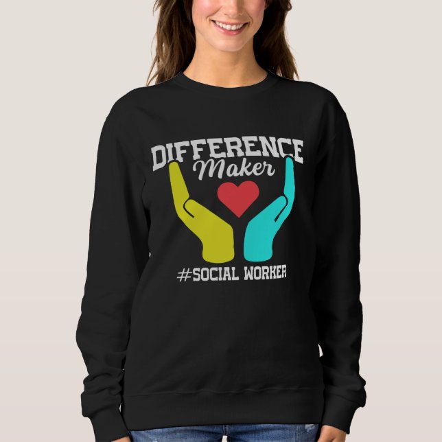 Camiseta Difference Maker Proud Social Worker (Frente)