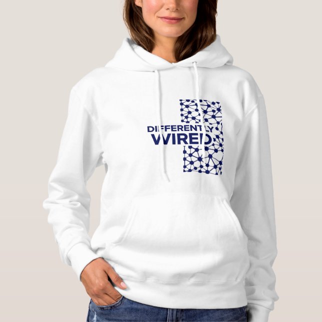 Camiseta Differently Wired – Autism Awareness Month Blue (Frente)