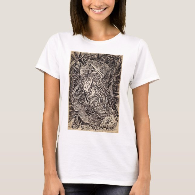 Camiseta Diffracts (cavern dweller), de Brian Benson (Frente)