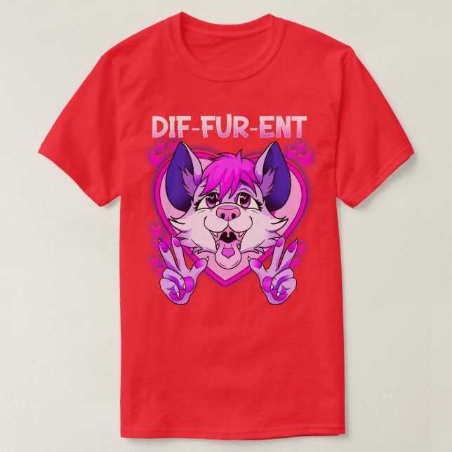 Camiseta DiffurEnt I Fandom I Furries Cosplay 2 (Frente do Design)